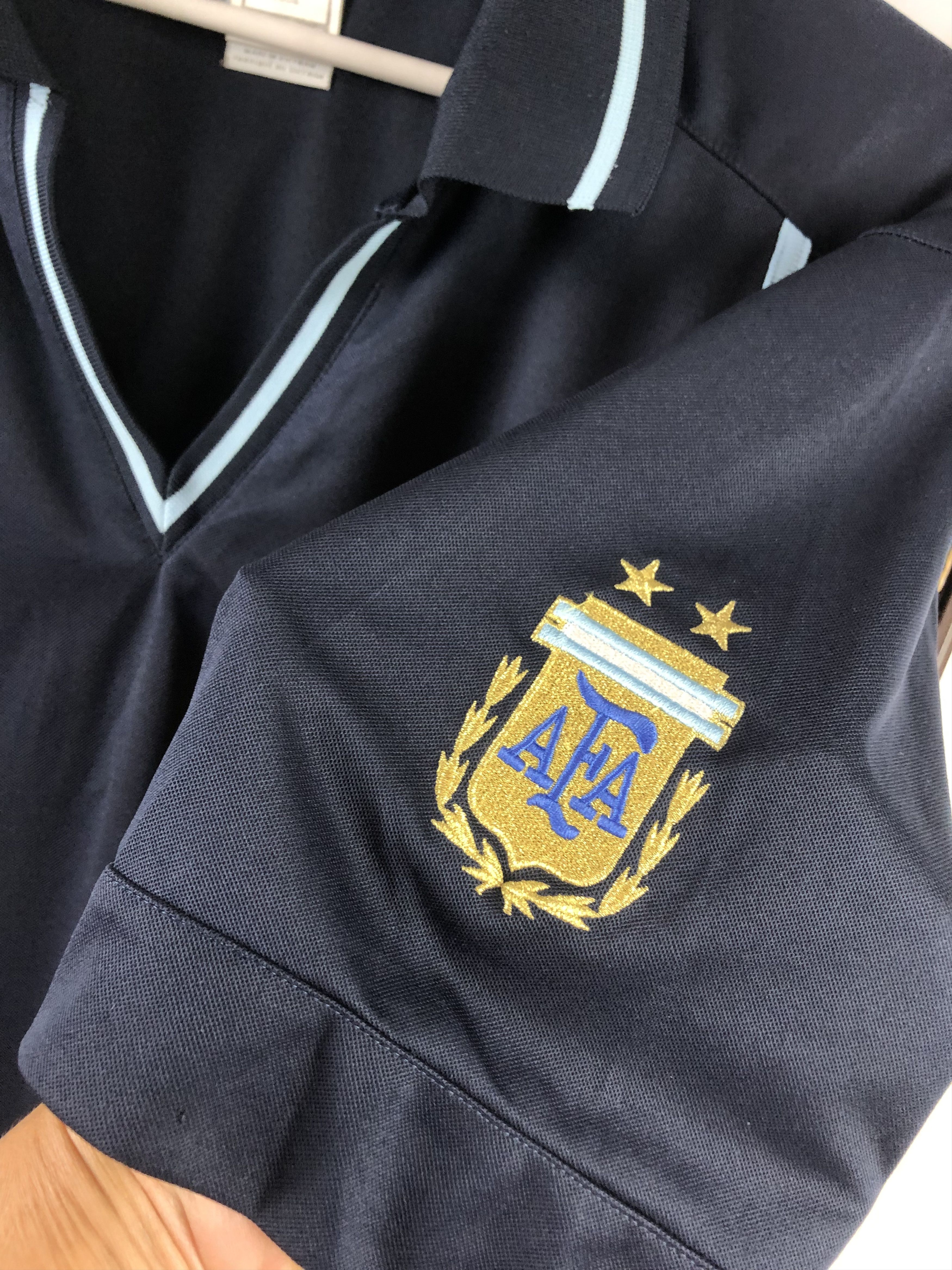 Adidas Vintage Argentina Football Shirt Soccer Jersey Messi Rare Size US XXL / EU 58 / 5 - 5 Thumbnail