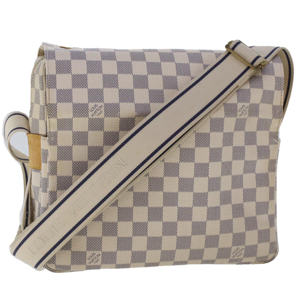 Louis Vuitton Vintage - Damier Azur Naviglio Bag - White Ivory