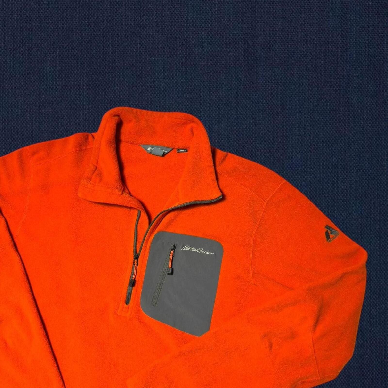 Eddie Bauer eddie bauer fleece quarter zip orange L gorpcore Size US L / EU 52-54 / 3 - 4 Thumbnail