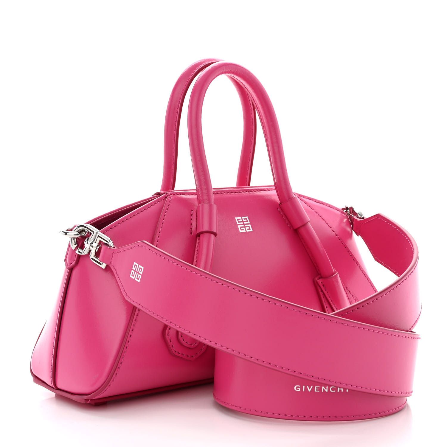Givenchy o1srvl11e0225 Size: OS / Mini Antigona Bag in Fuchsia Size ONE SIZE - 3 Thumbnail