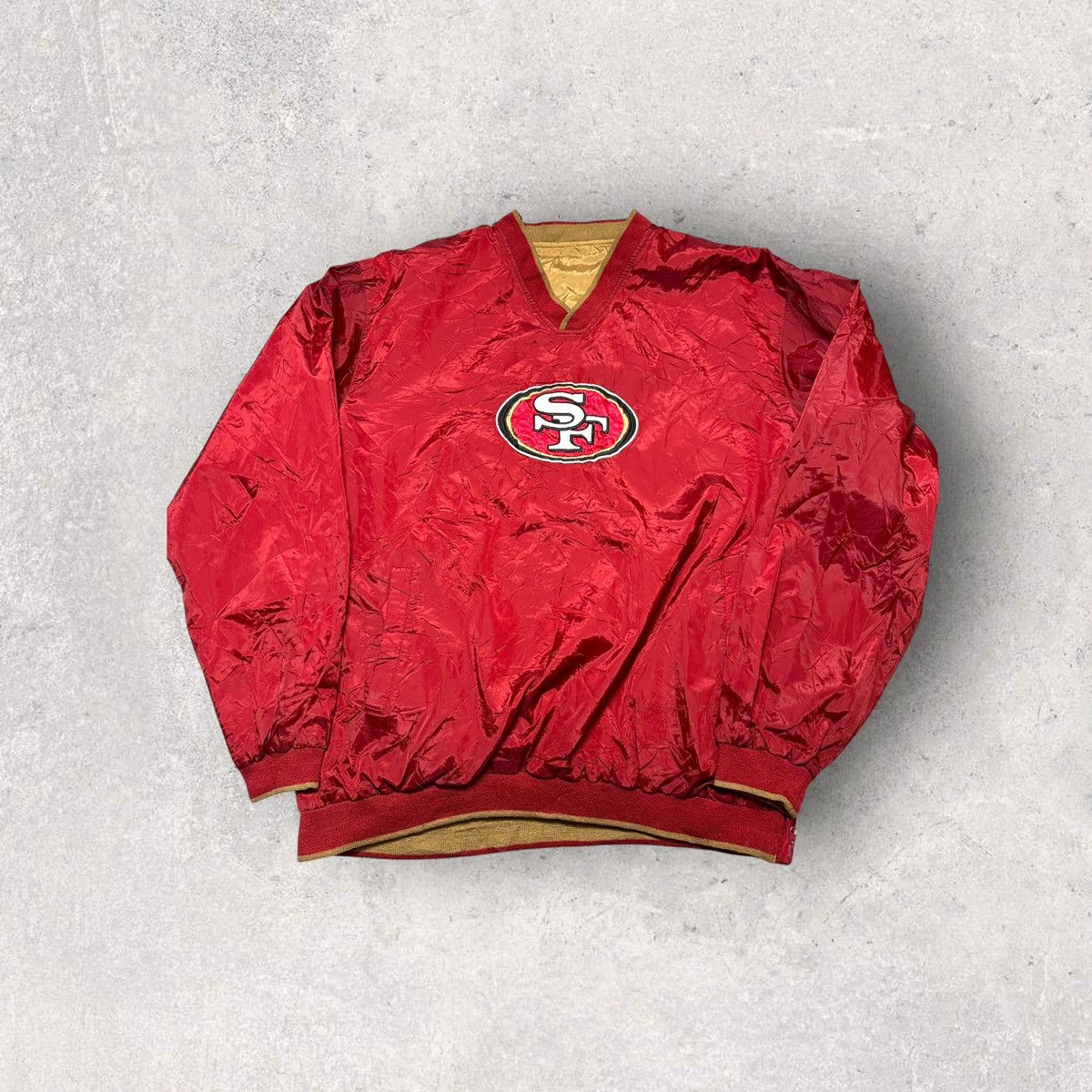NFL Vintage San Francisco 49ers reversible windbreaker Size US XL / EU 56 / 4 - 1 Thumbnail
