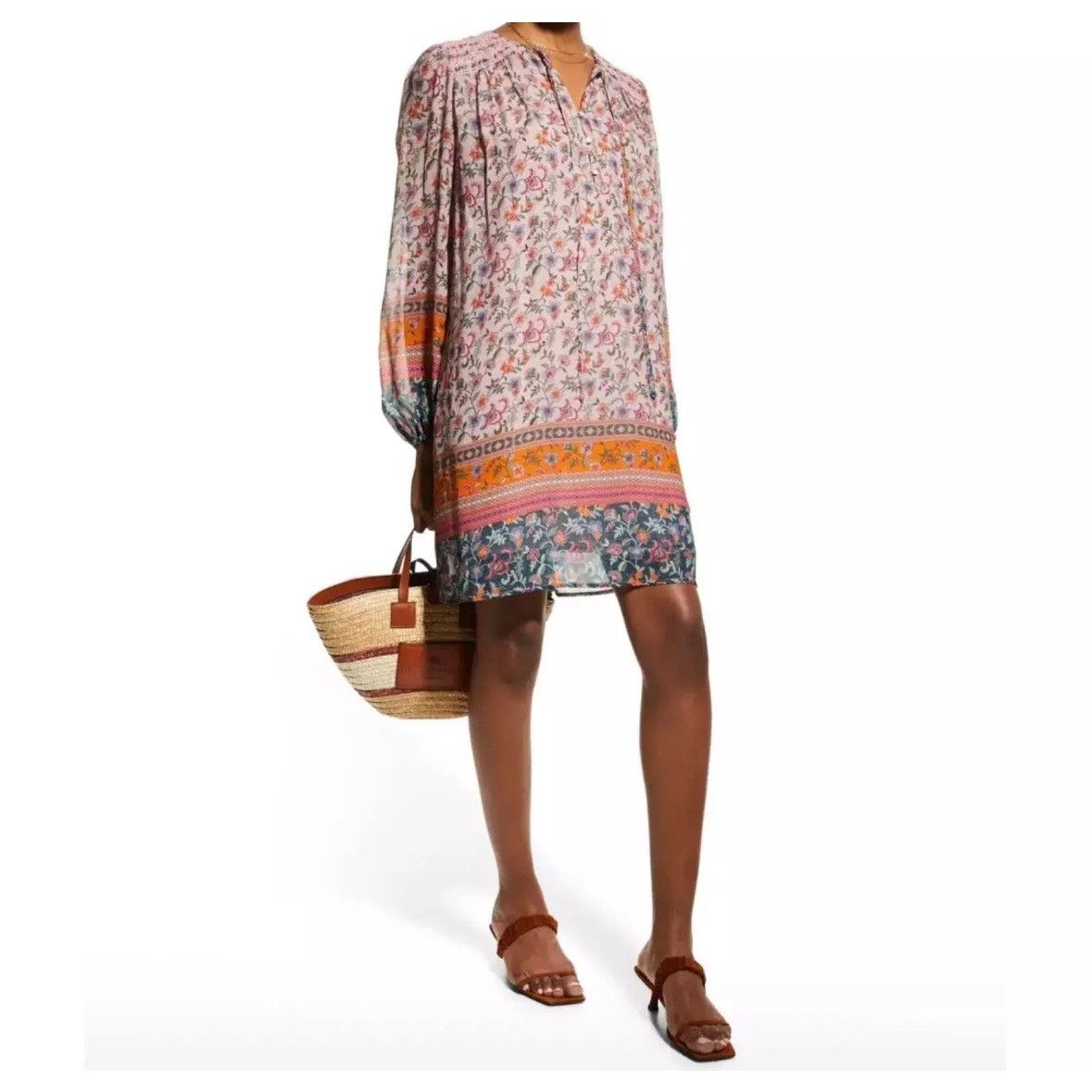 Johnny Was JADE by JOHNNY WAS Maha Rayon Floral Embroidered Dress XS Size XS / US 0-2 / IT 36-38 - 12 Thumbnail