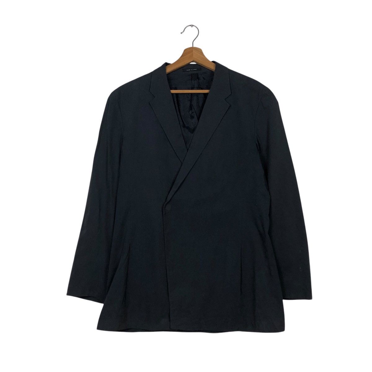 Emporio Armani 📌Rich Black Vintage Emporio Armani Made in Italy Coats Size US M / EU 48-50 / 2 - 2 Thumbnail