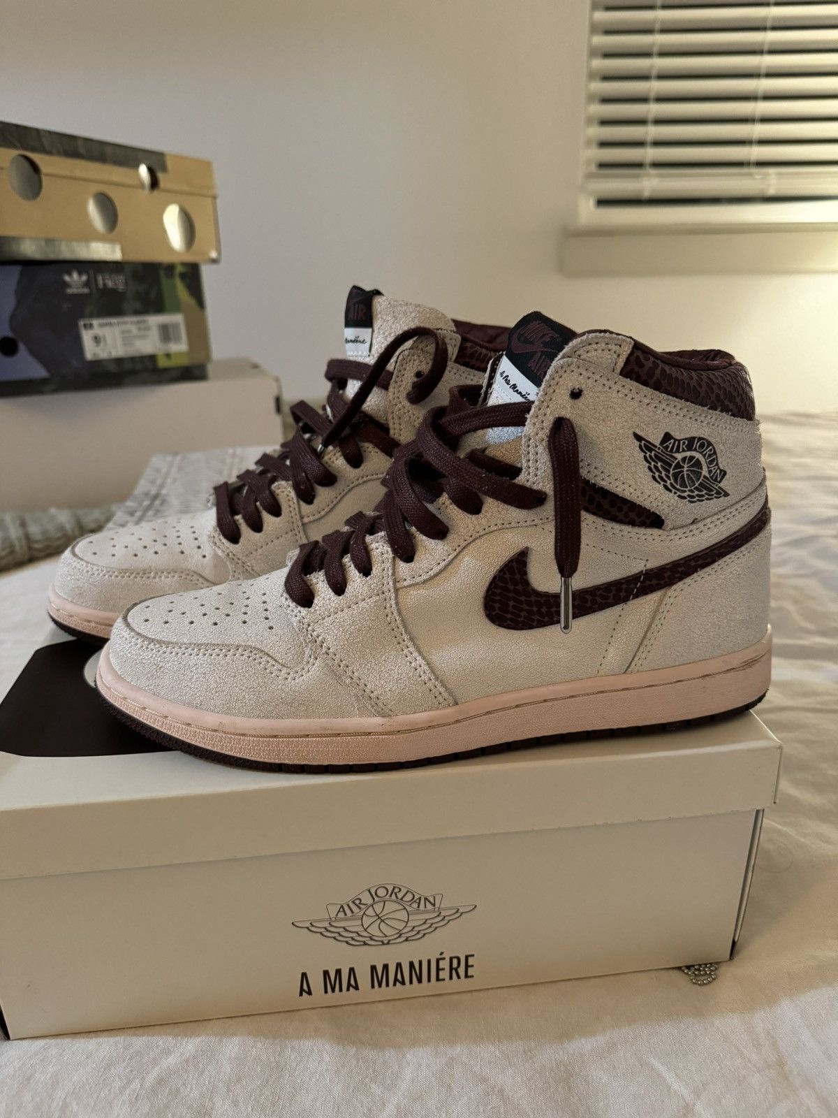 A Ma Maniere × Jordan Brand Air Jordan 1 High OG ‘Airness’ x A Ma Maniere Size US 9.5 / EU 42-43 - 2 Thumbnail