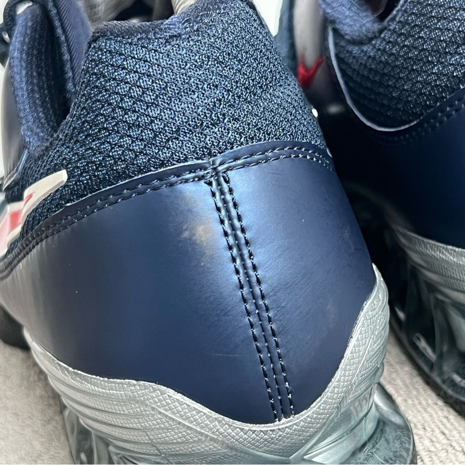 Nike Romaleos 2 Obsidian Blue Red Weightlifting Shoes SAMPLE