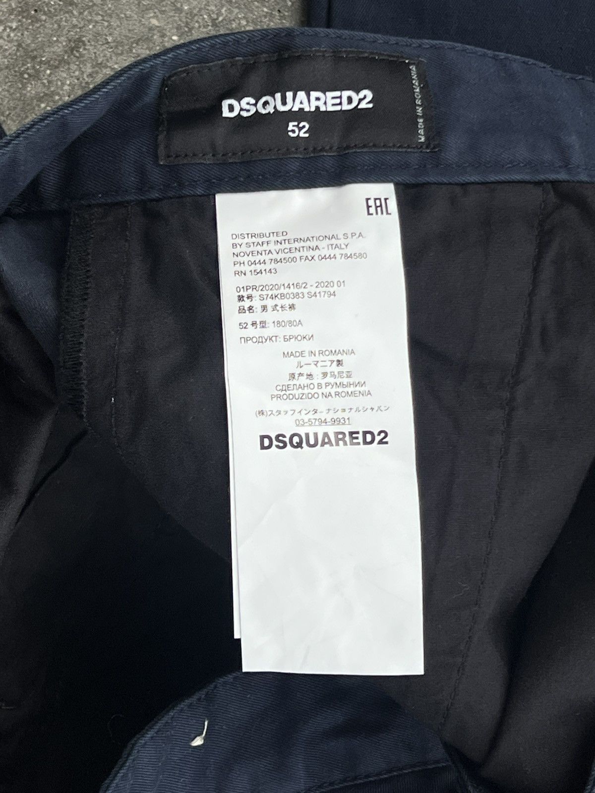 Dsquared2 DSQUARED2 chino pants navy designer classy luxury denim Size US 34 / EU 50 - 5 Thumbnail