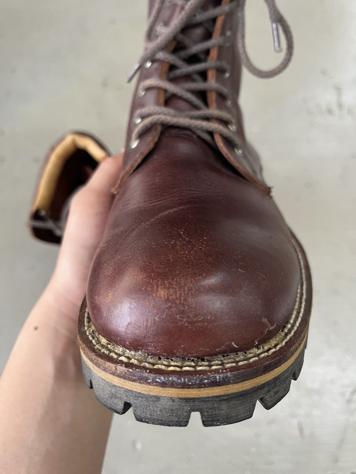 KMRii Jackrose Ann Demeulemeestee Style Cowhide Leather Boots Size US 9 / EU 42 - 18 Thumbnail