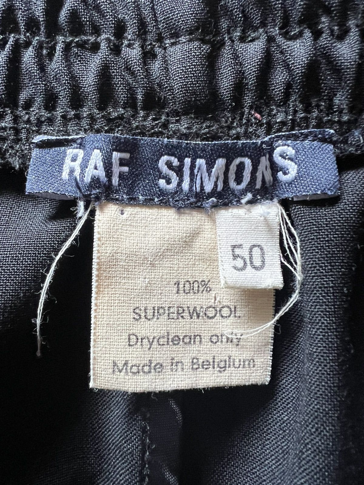 Raf Simons Raf Simons Blue Tag Wool Wide Leg Sweatpants Size US 34 / EU 50 - 3 Thumbnail