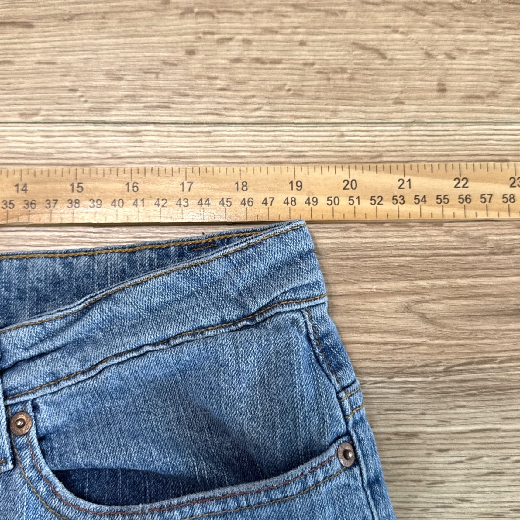 Levi's Levi's 515 Women's Jeans Size 20 Plus High-Rise Blue Denim Bootcut Stretch Pants Size 42" / US 20 - 3 Thumbnail