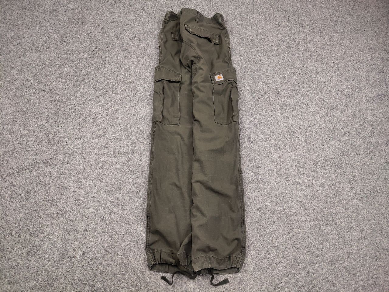 Carhartt Vintage Carhartt Green Ripstop Faded Cargo Pants Y2k Style Size US 34 / EU 50 - 2 Thumbnail