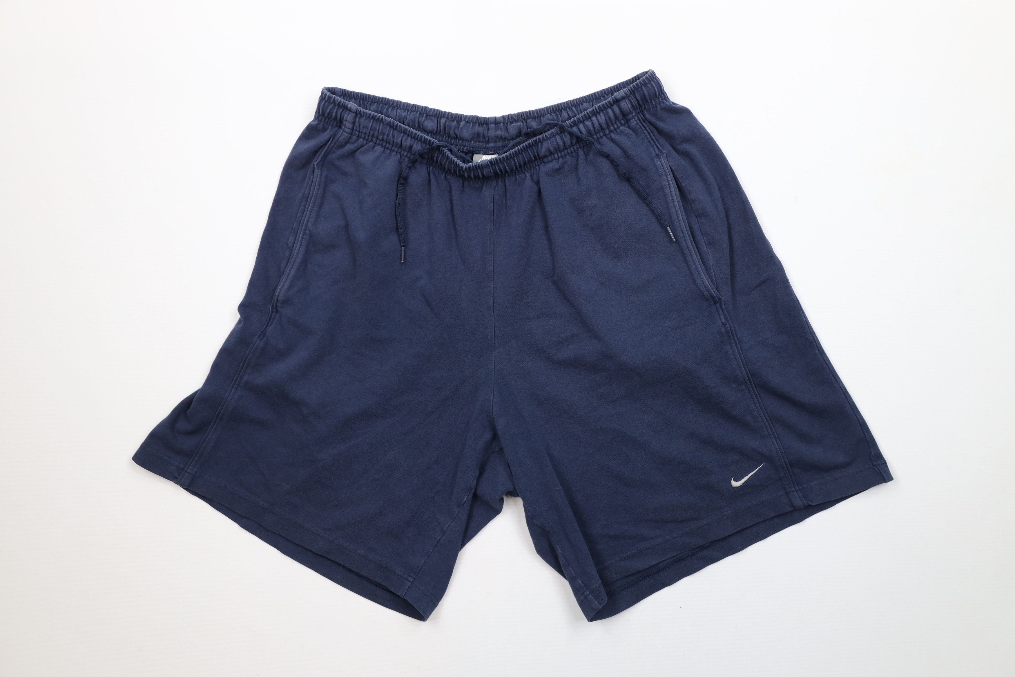 Nike × Vintage Vintage 90s Y2K Nike Scott Mini Swoosh Above Knee Shorts Size US 34 / EU 50 - 1 Thumbnail
