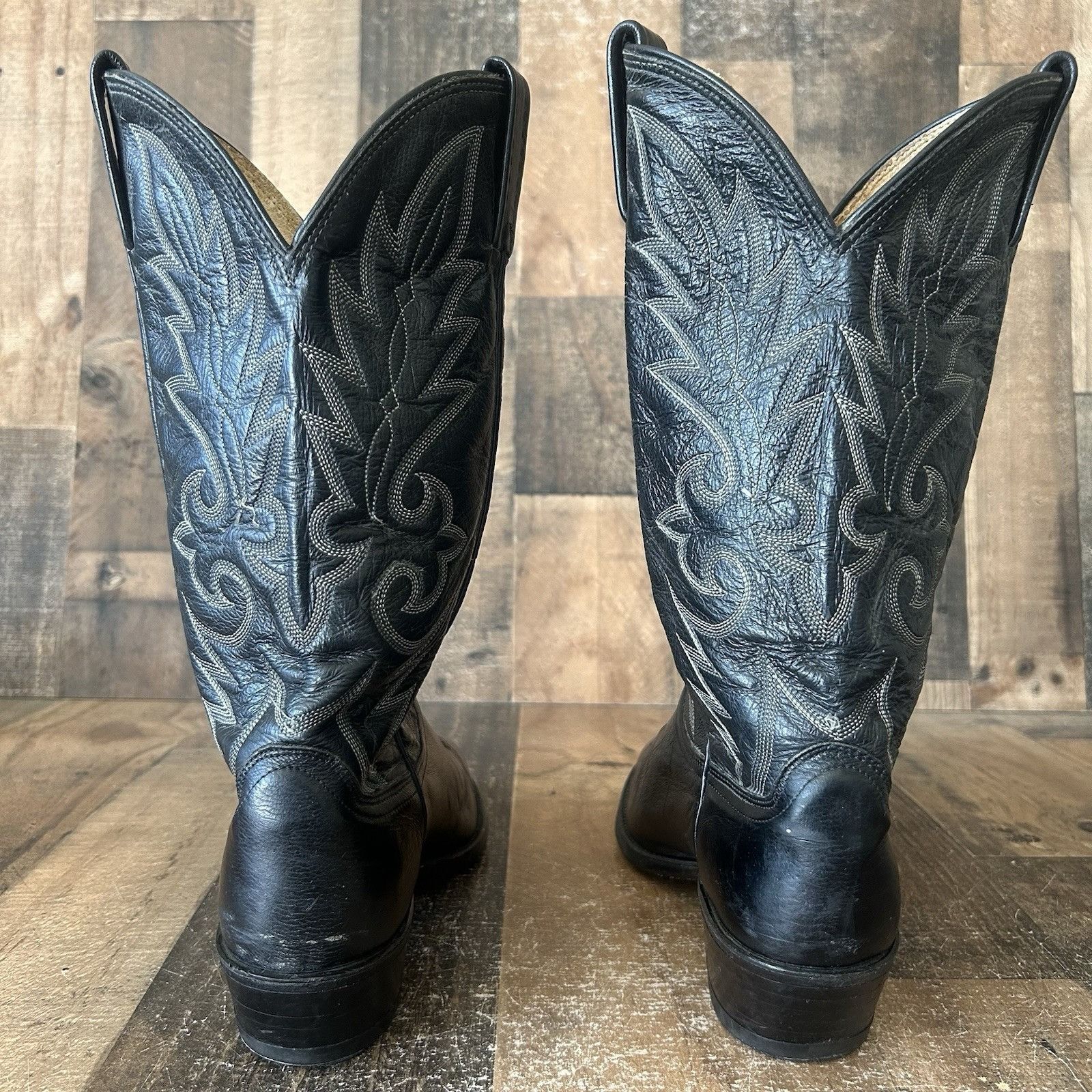 Dan Post Dan Post 110 R Classic Black Western Cowboy Boots Mens 10 D Size US 10 / EU 43 - 10 Thumbnail