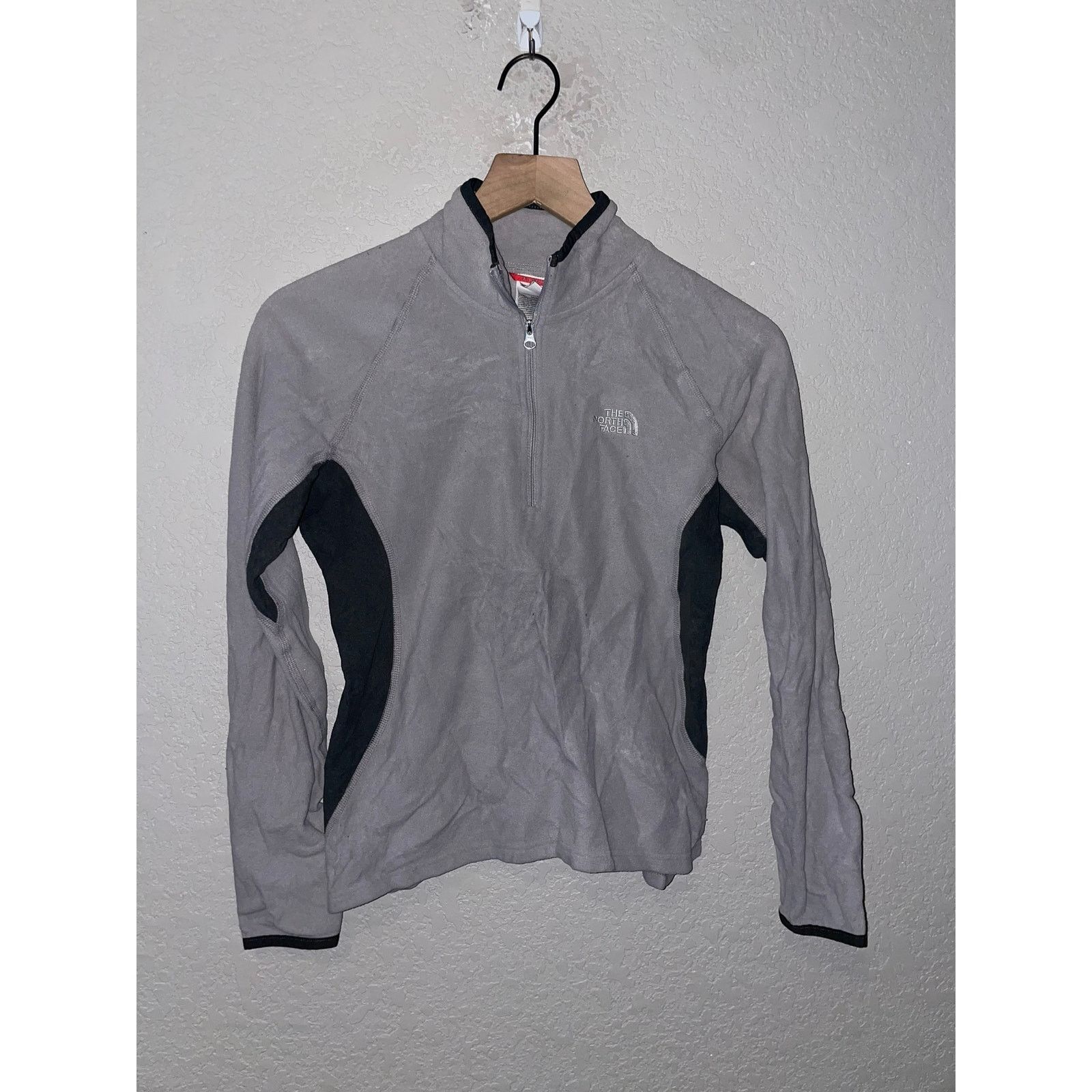 The North Face Womens The North Face Gray Fleece Jacket 1/2 Zip TNF M Size M / US 6-8 / IT 42-44 - 1 Thumbnail