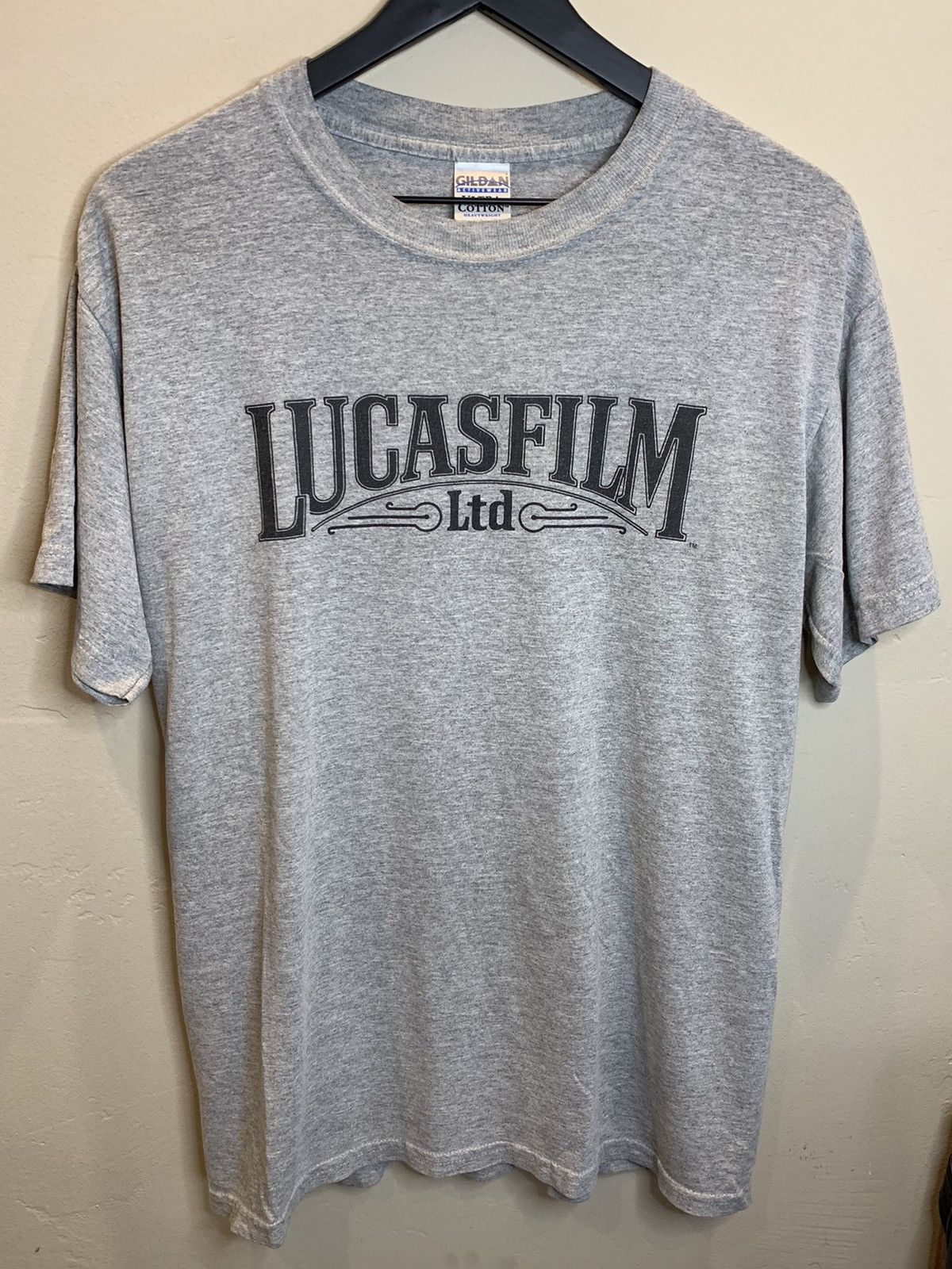image of Vintage Lucasfilm George Lucas Star Wars Movie Shirt in Grey, Men's (Size Medium)