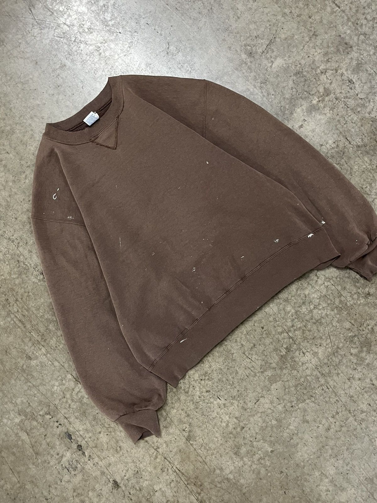 Russell Athletic Russell athletic boxy fit thrashed earth tone blank faded Size US L / EU 52-54 / 3 - 2 Thumbnail