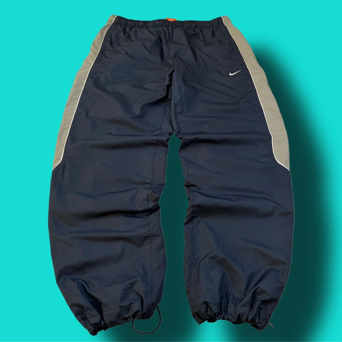 Nike × Vintage NIKE VINTAGE BASIC LOGO OVERSIZE BAGGY PANTS Size US 32 / EU 48 - 1 Thumbnail