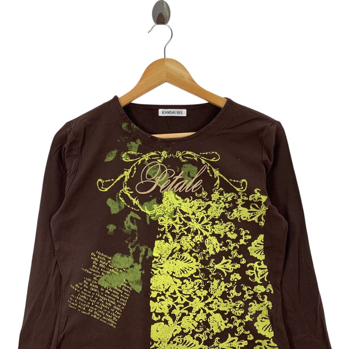 Kansai Yamamoto Vintage KANSAI YAMAMOTO BIS Petale Japanese Brand Tshirt Size S / US 4 / IT 40 - 2 Thumbnail