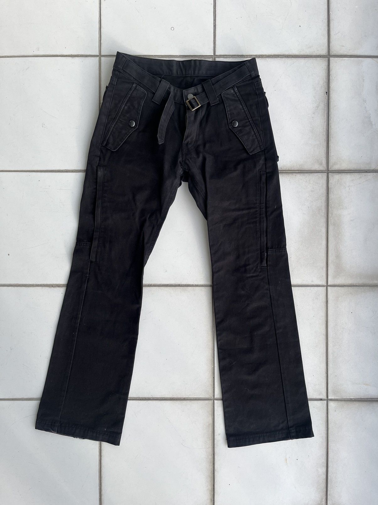 Japanese Brand × Yoshiyuki Konishi Yoshiyuki Konishi D.K.F Heavy Cotton Cargo Pants Size US 30 / EU 46 - 1 Thumbnail