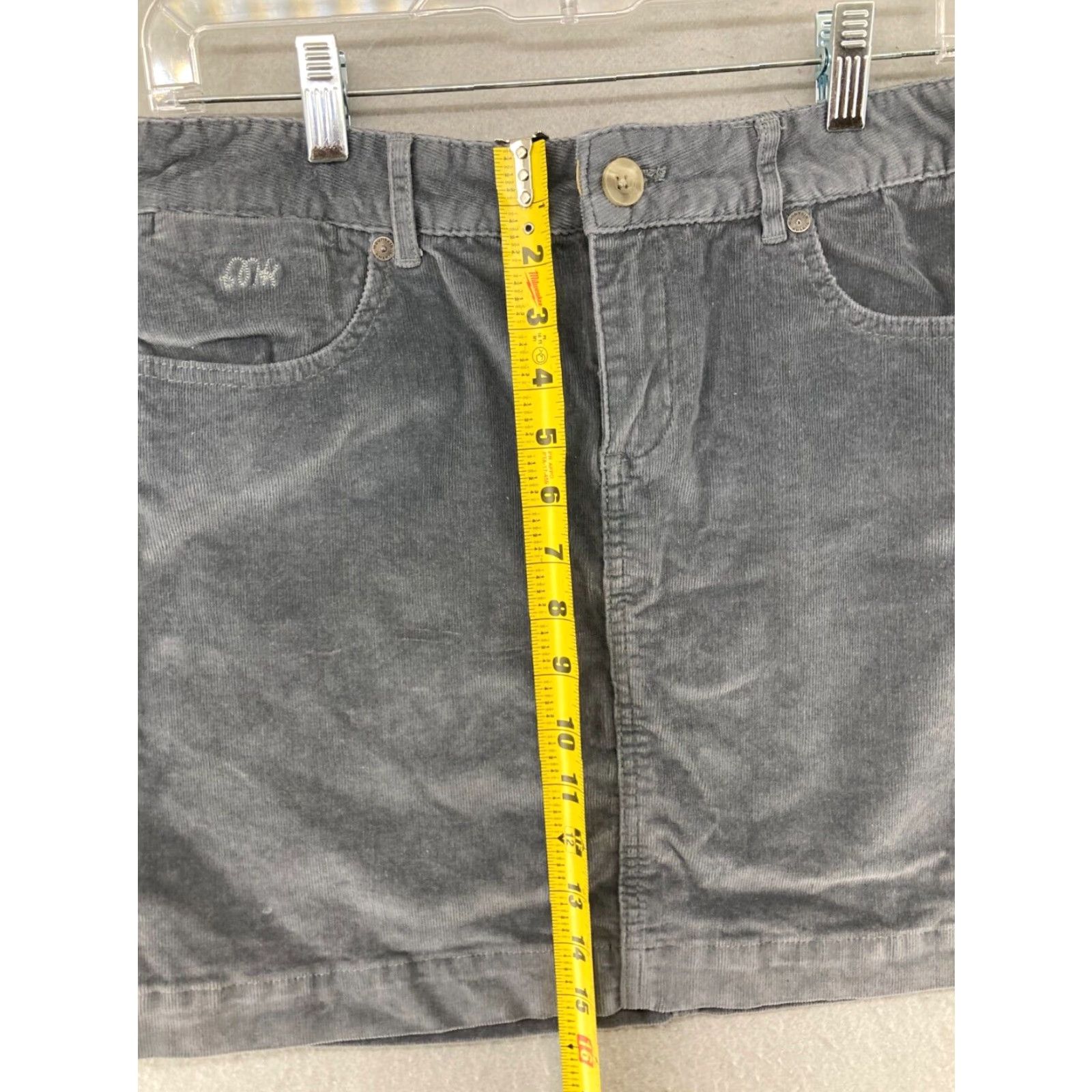 Mountain Khakis Mountain Khaki Womens Gray Corduroy Skirt 4/16 Outdoor Size 27" / US 4 / IT 40 - 4 Thumbnail