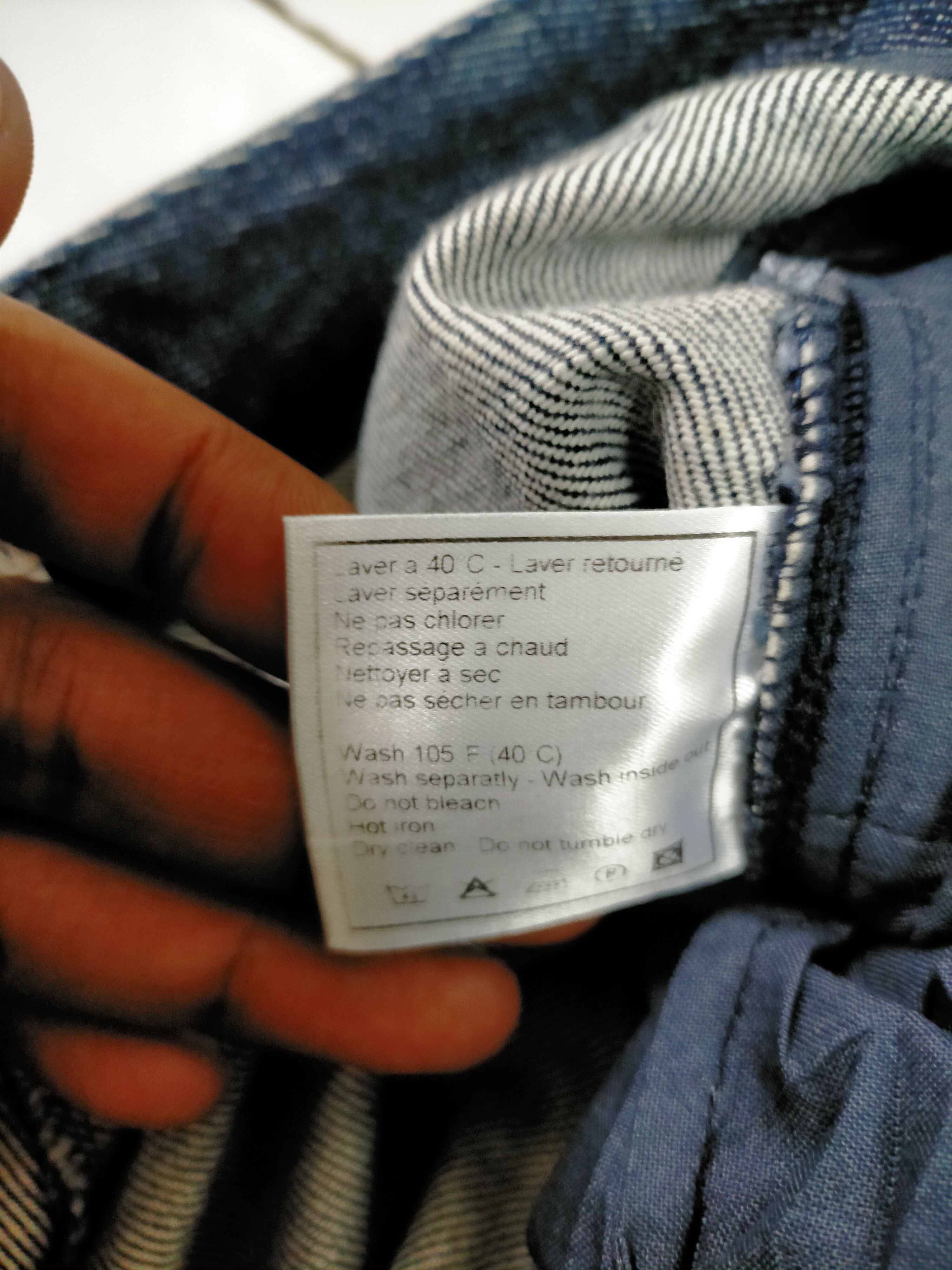 Chanel × Vintage Vintage Chanel 99P 1999 Spring Denim Blue Jeans Trousers Size 31" - 8 Thumbnail