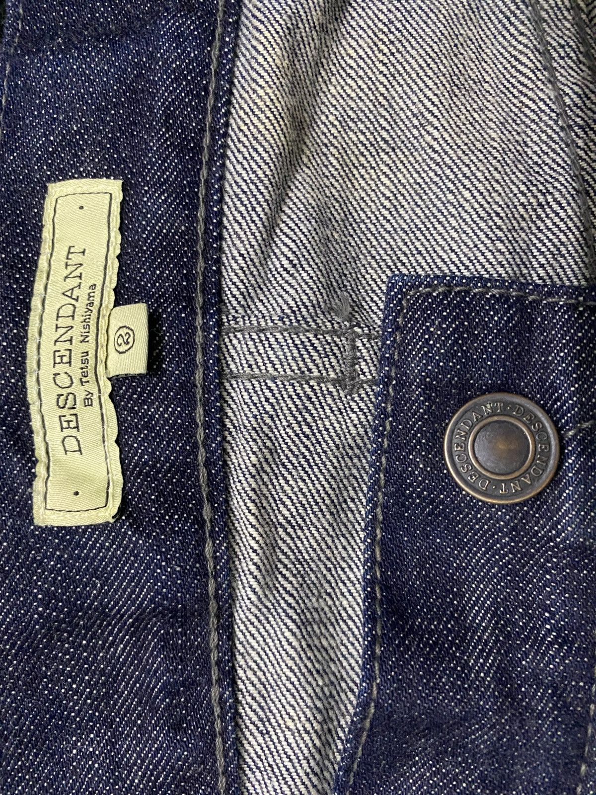 Descendant Descendant by Tetsu Nishiyama Blue Denim Size US 33 - 11 Thumbnail