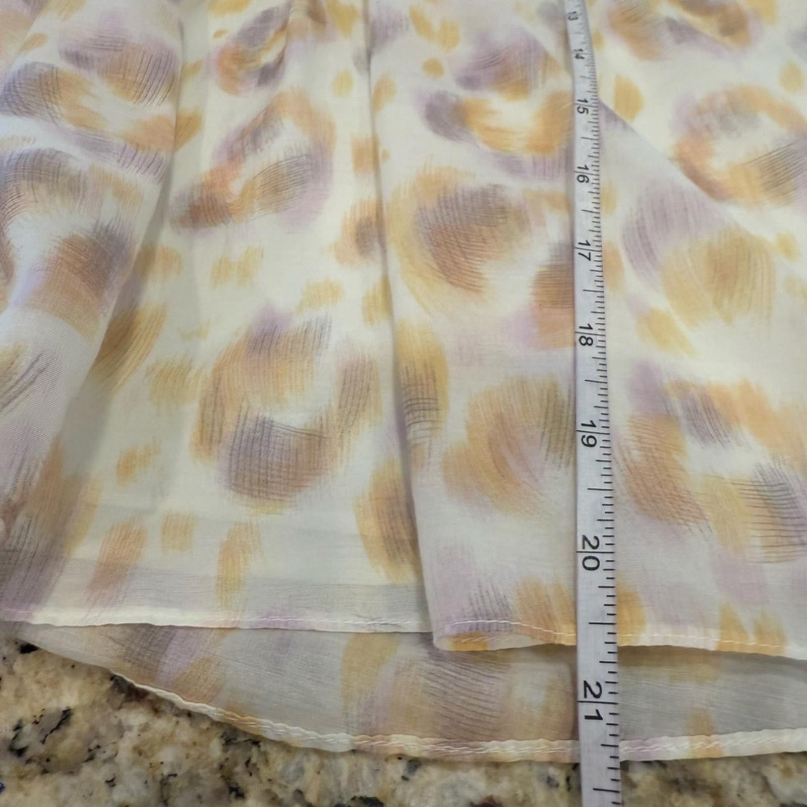 Ann Taylor Ann Taylor colorful pastel mini skirt SZ 8 Size 30" / US 8 / IT 44 - 9 Thumbnail