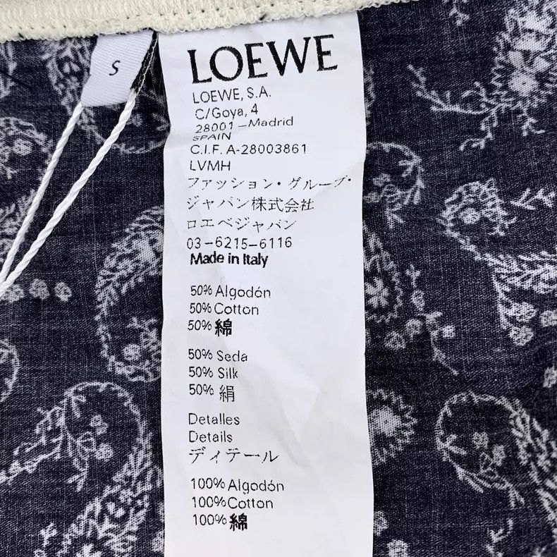 Loewe Loewe Light beige logo printed cotton round neck short sle Size S / US 4 / IT 40 - 7 Thumbnail