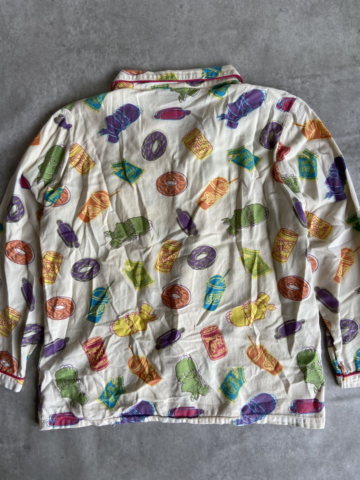 Cartoon Network × The Simpsons × Vintage Vintage The Simpsons Homer Pajama Longsleeve Size US M / EU 48-50 / 2 - 12 Thumbnail