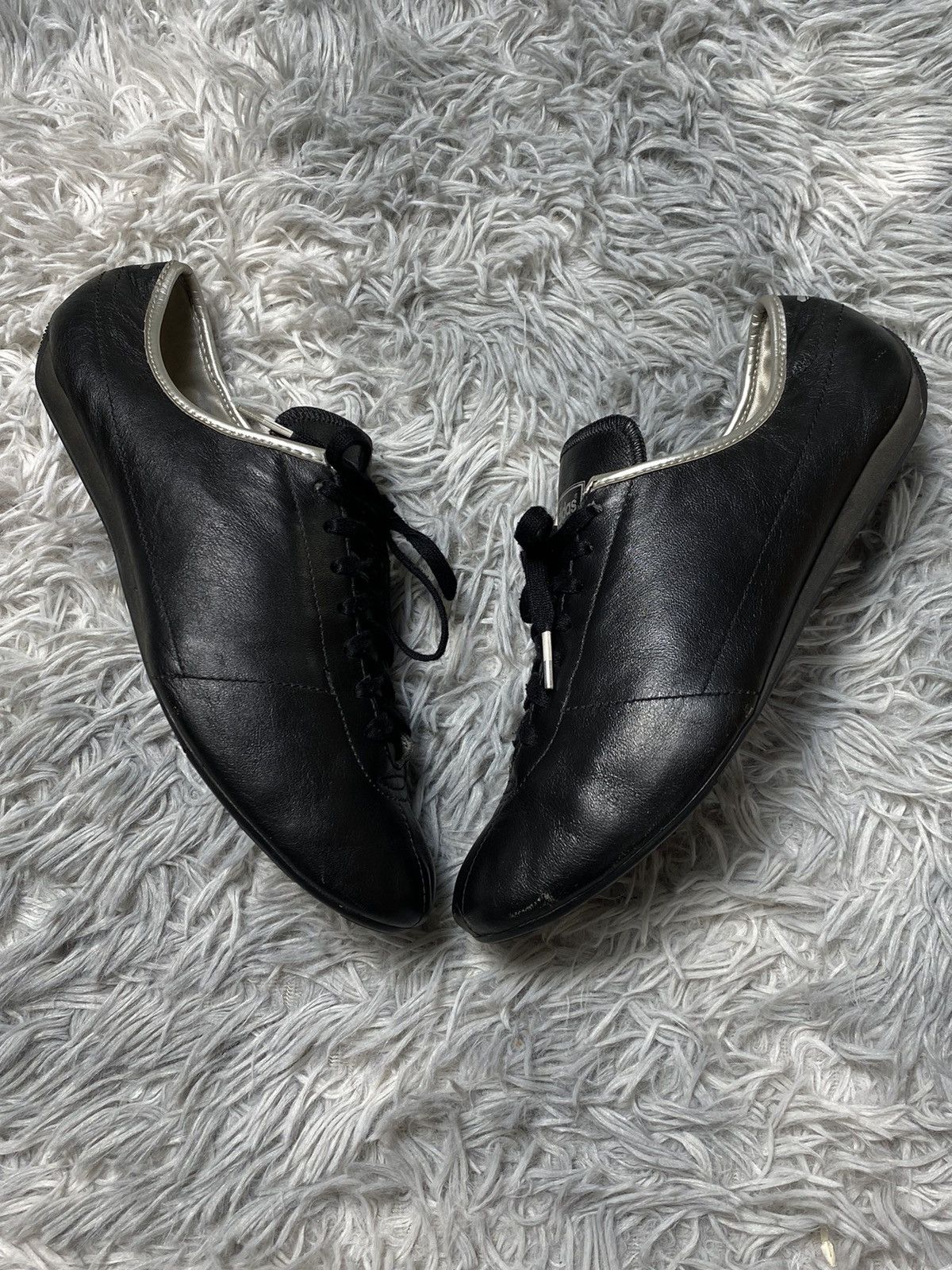 Adidas adidas Okapi Black Leather Sneakers Size 8 Japanese Brand Size US 8 / IT 38 - 1 Thumbnail