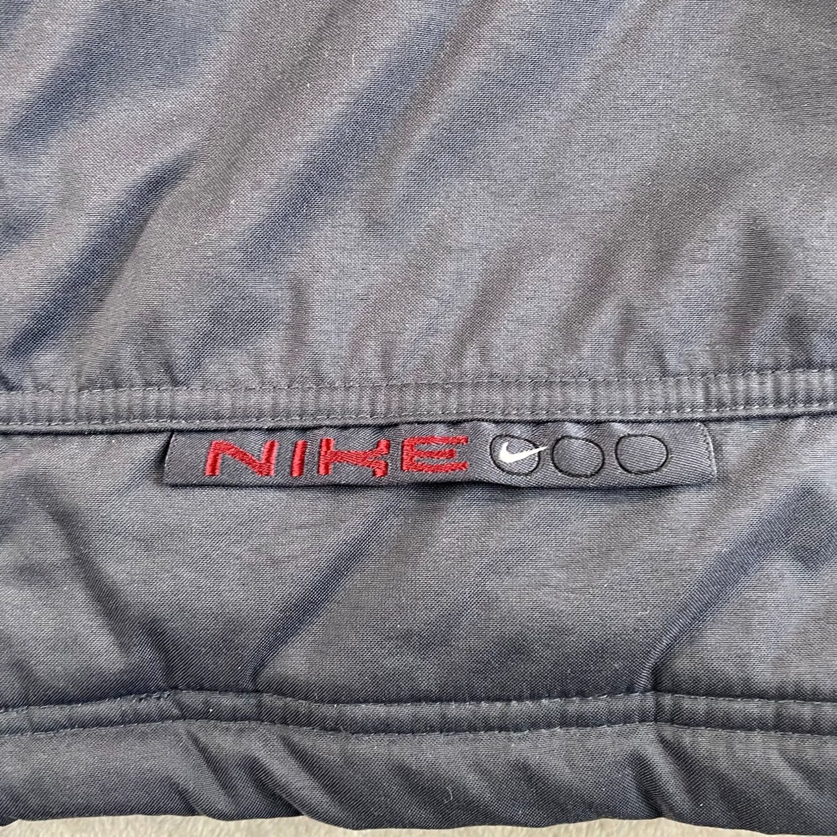 Nike VINTAGE Nike Insulated Jacket Men XL Blue Full Zip Parka Fleece Lined Winter Coat Casual Travel 80s 90s Nike Global Athletic Mens Size US XL / EU 56 / 4 - 5 Thumbnail