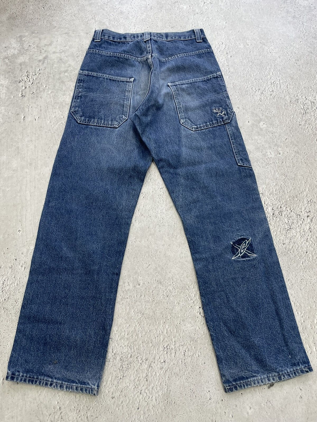 Southpole Rare baggy southpole denim rap jeans pants low waist y2k Size US 31 - 8 Thumbnail