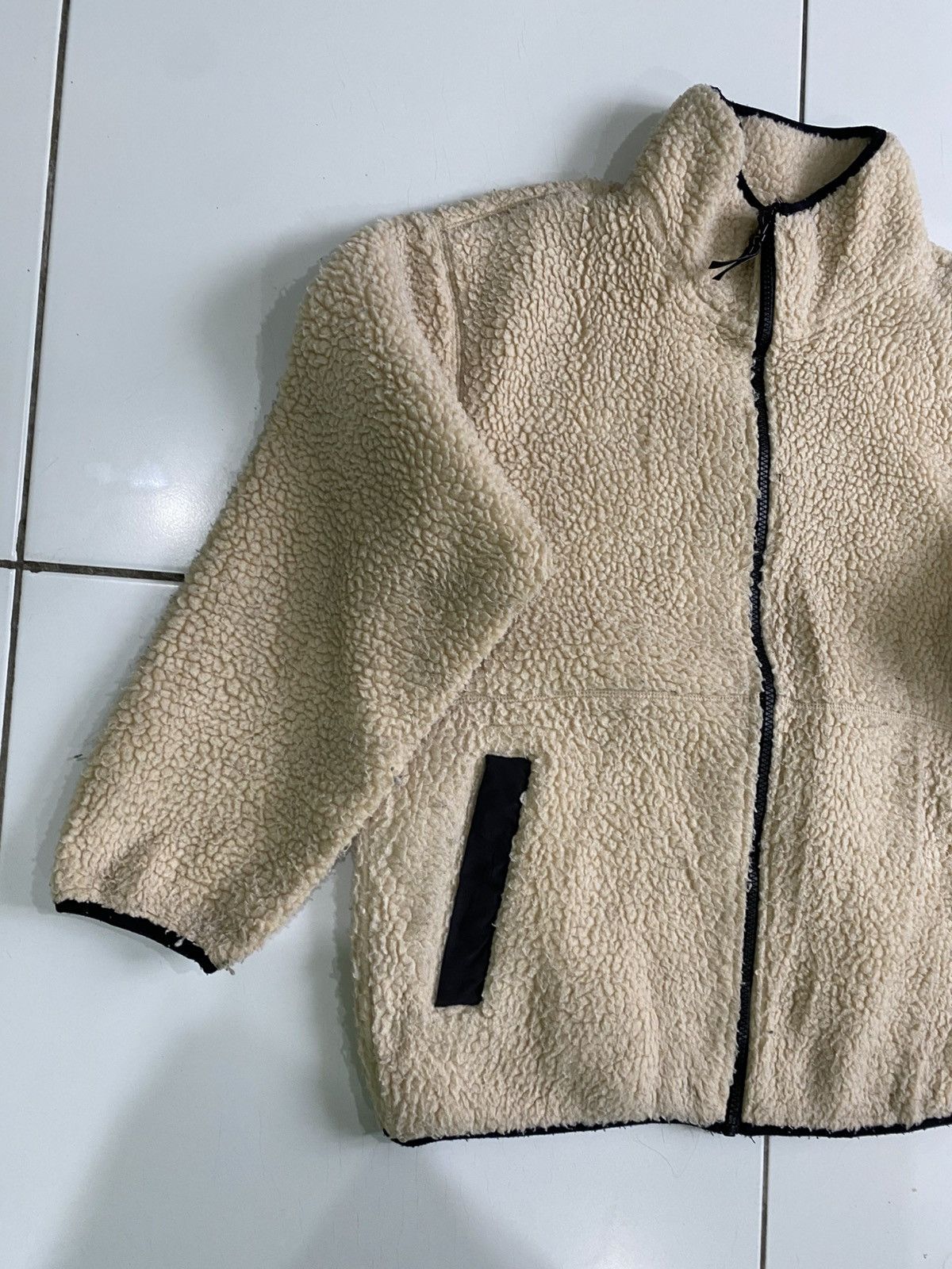 Hang Ten Vintage Hangtee Sherpa Fleece zip up Jacket Size US XS / EU 42 / 0 - 4 Thumbnail