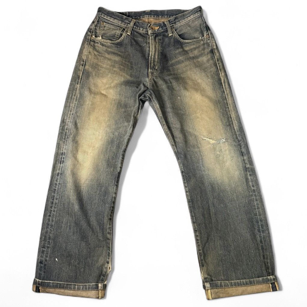 If Six Was Nine Vintage Selvedge Distressed Rusty Edwin 505x Denim W31 Size US 31 - 1 Thumbnail