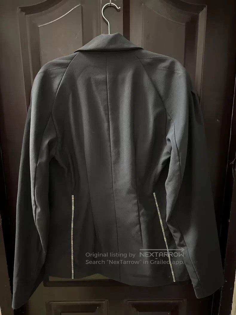 Kiko Kostadinov Kiko Kostadinov Harkman suit jacket, black with yellow che Size 44L - 2 Thumbnail