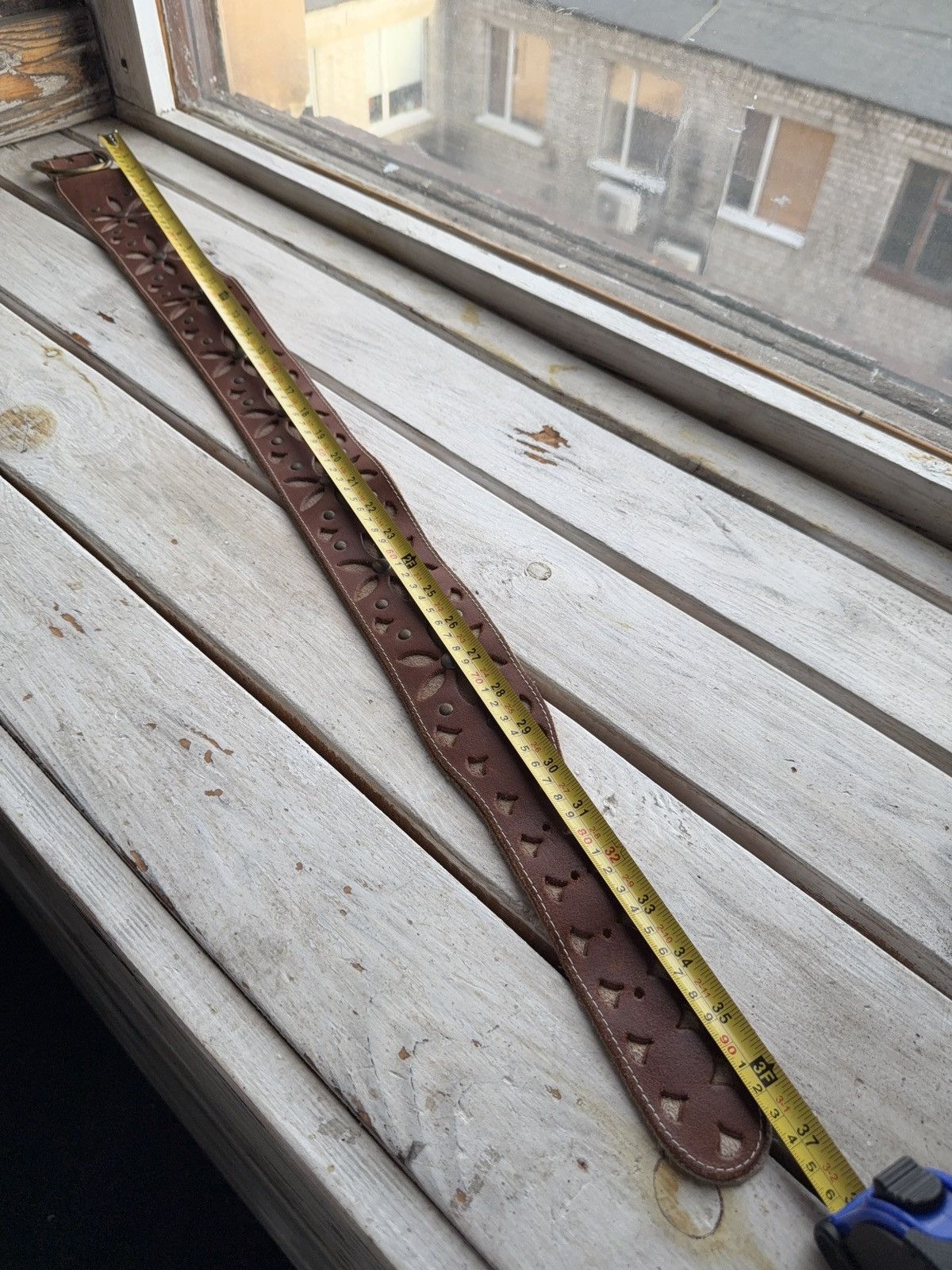 Vintage Vintage Japanese Retro Y2K Brown Leather Boho Western Belt Size ONE SIZE - 9 Thumbnail