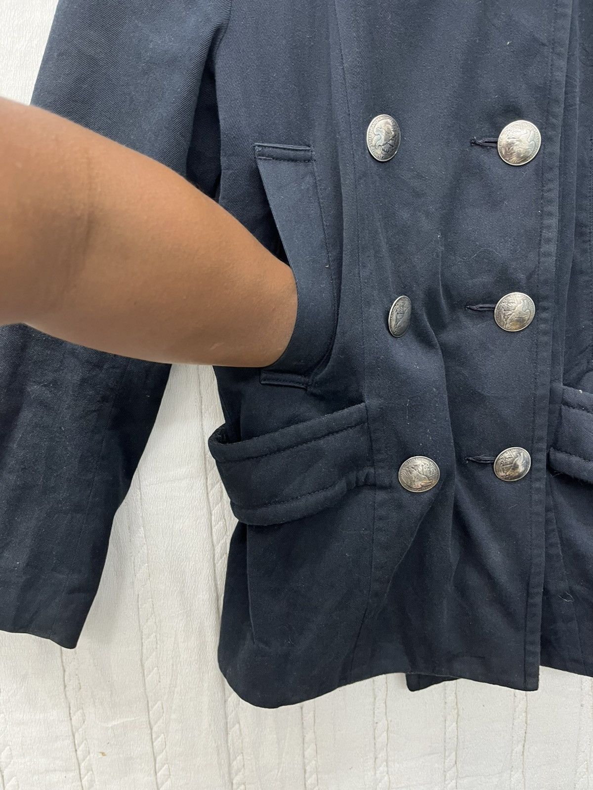 Zucca STEALS🌟🌟🌟ZUCCA DOUBLE BREASTED PEACOAT Size S / US 4 / IT 40 - 4 Thumbnail