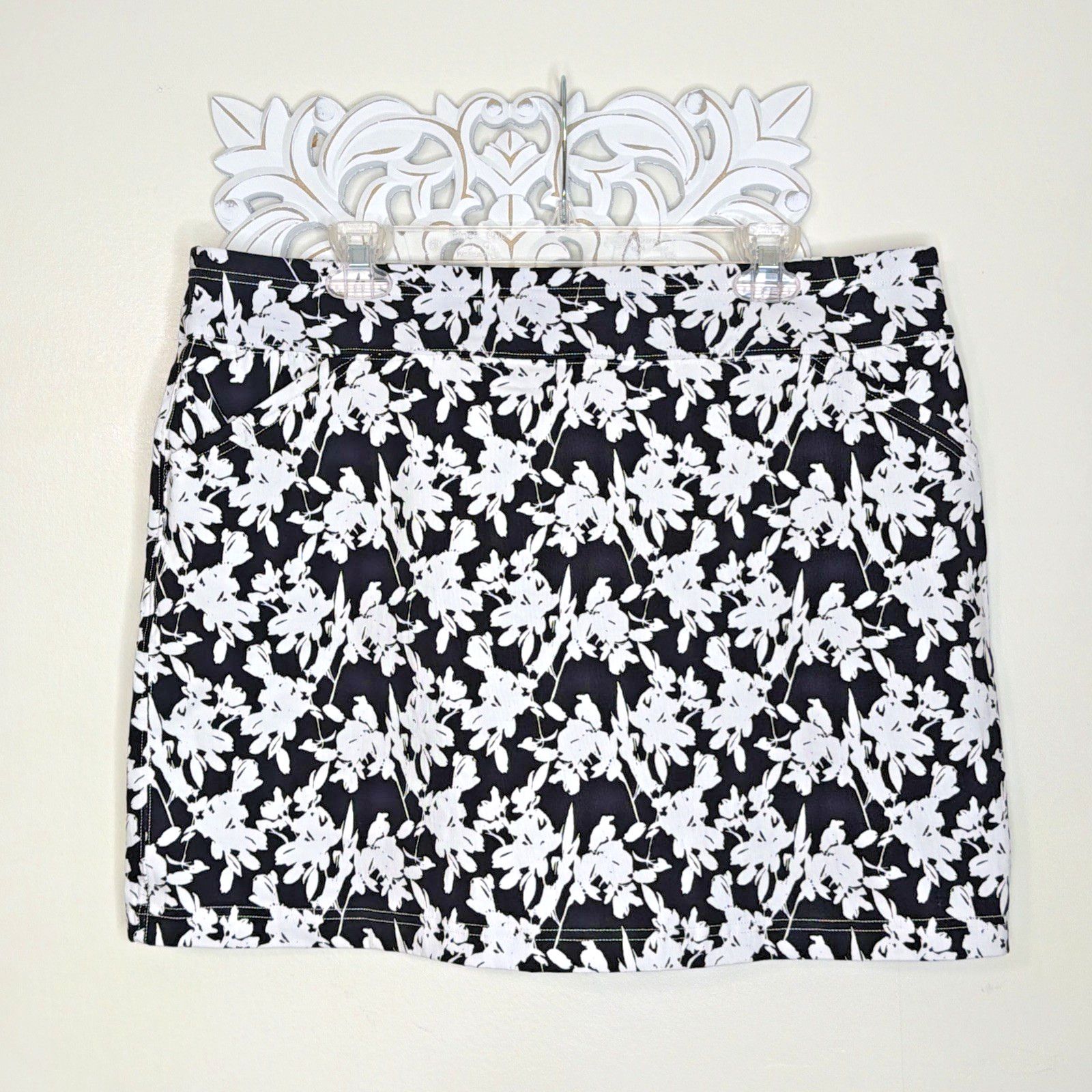 Other Mario Serrani size XL Skort Activewear Golf Black White Size 38" / US 16 / IT 52 - 1 Thumbnail