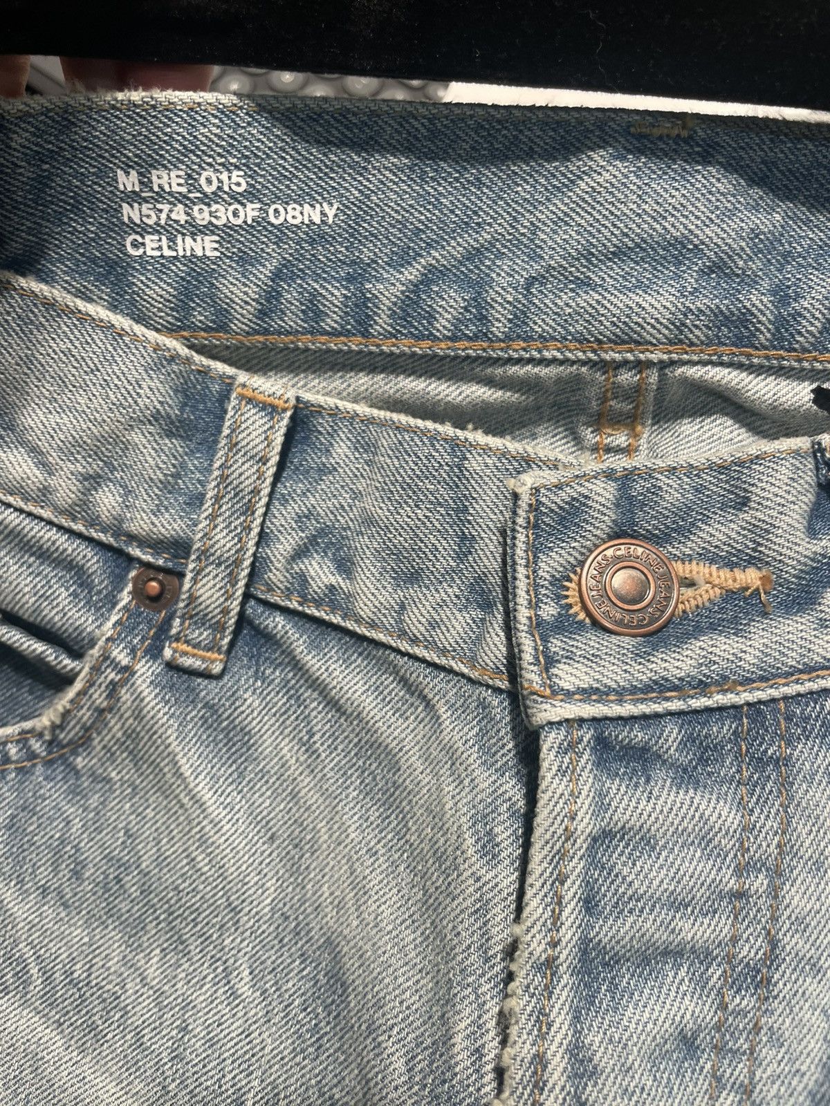 Celine KURT JEANS IN COTTON DENIM Size US 31 - 3 Thumbnail