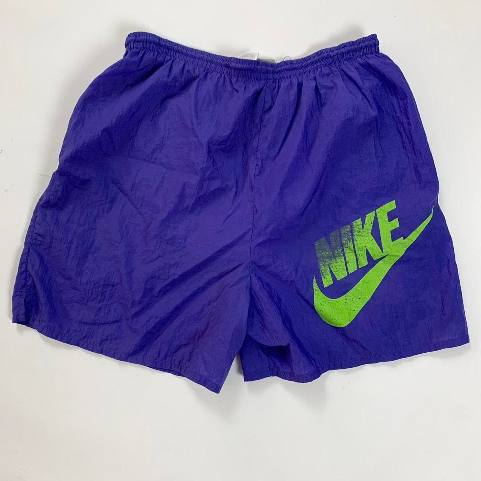Nike Vintage Nike Shorts/ Trunks in Purple & Green Size US 36 / EU 52 - 1 Thumbnail