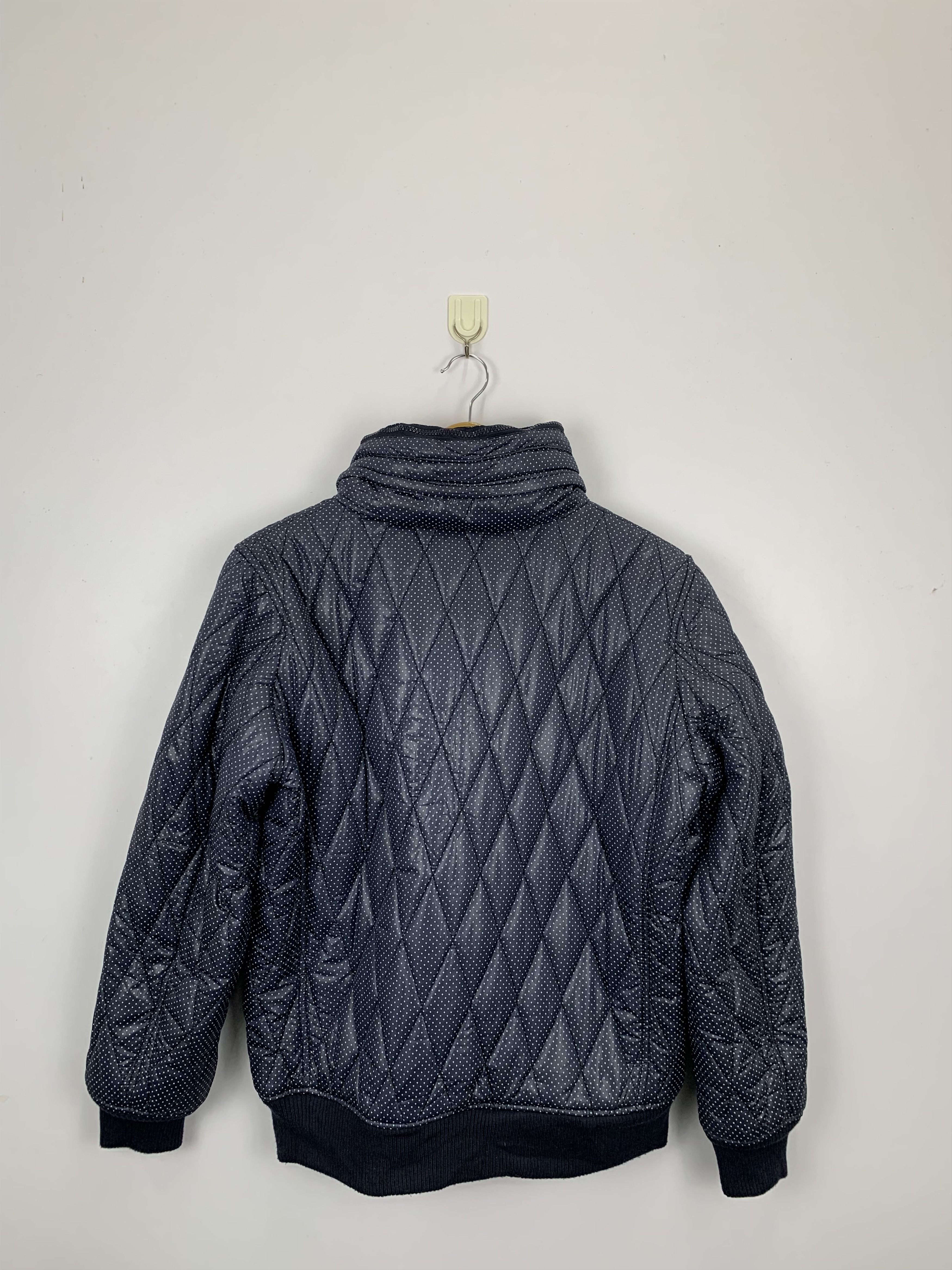 Japanese Brand Vintage Japanese Brand Dot Puffer Zipper Jacket JJ0256 Size US L / EU 52-54 / 3 - 2 Thumbnail