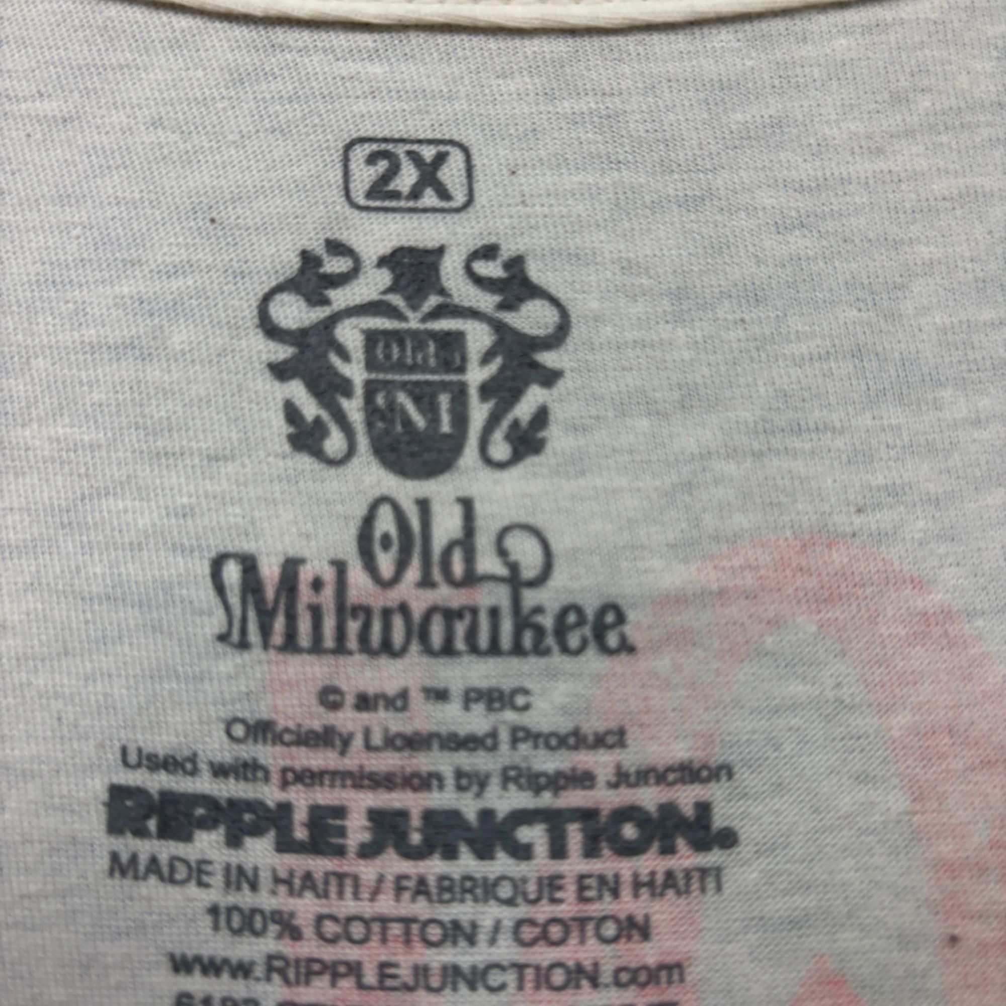 Ripple Junction Old Milwaukee It Doesnt Get Any Better Than This Beer Tee 2X Size US XXL / EU 58 / 5 - 4 Thumbnail