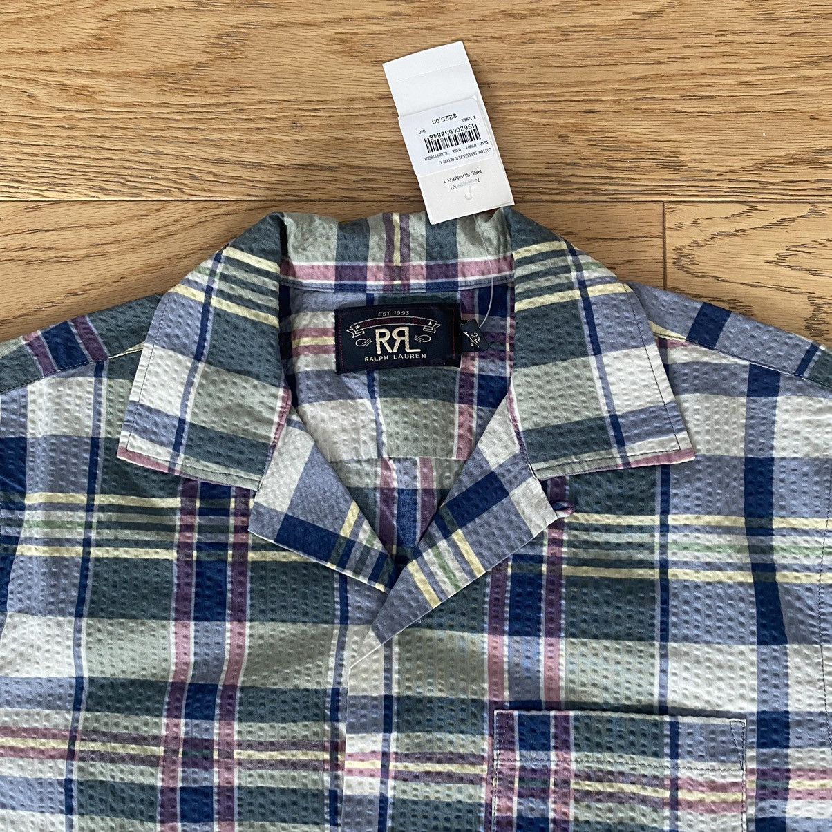 RRL Ralph Lauren RRL Double RL Ralph Lauren Plaid Madras Seersucker Workwear Size US XS / EU 42 / 0 - 3 Thumbnail