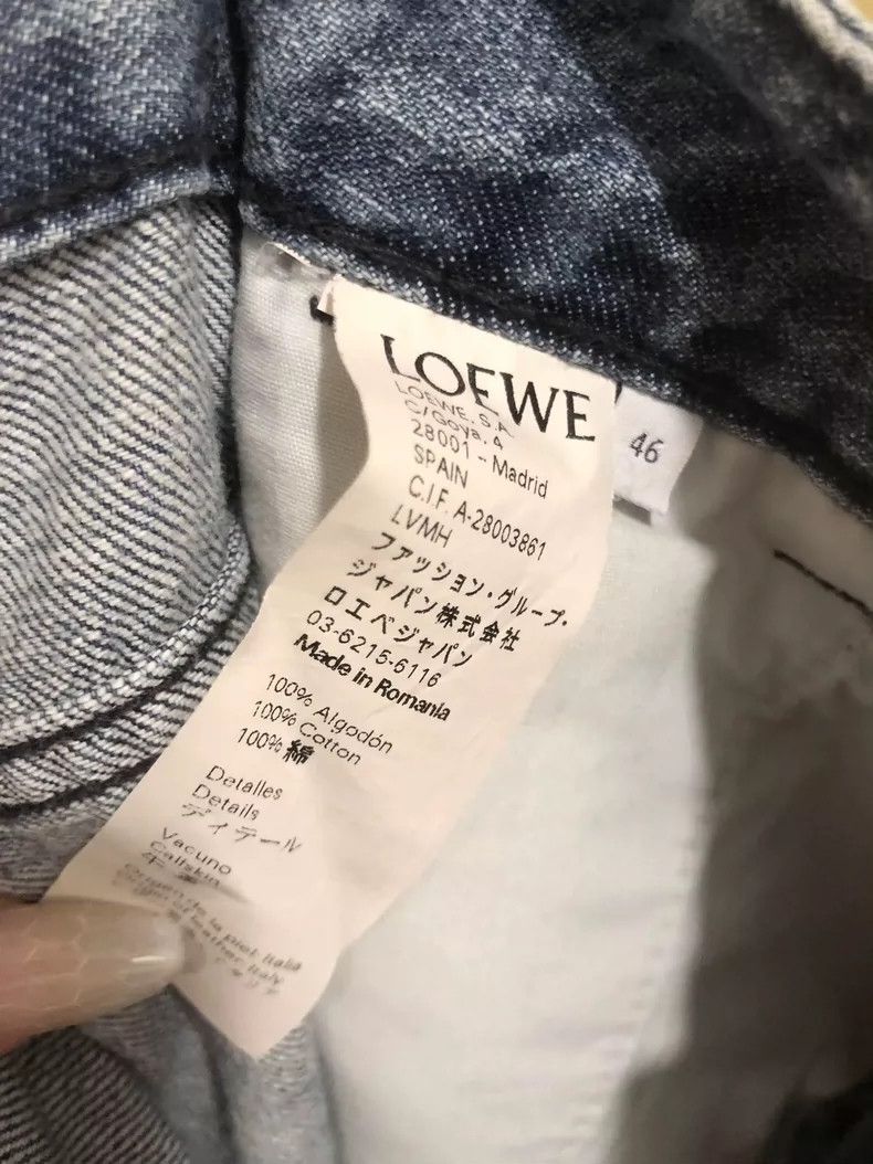 Loewe Loewe size M Leather jeans Size 33" - 3 Thumbnail