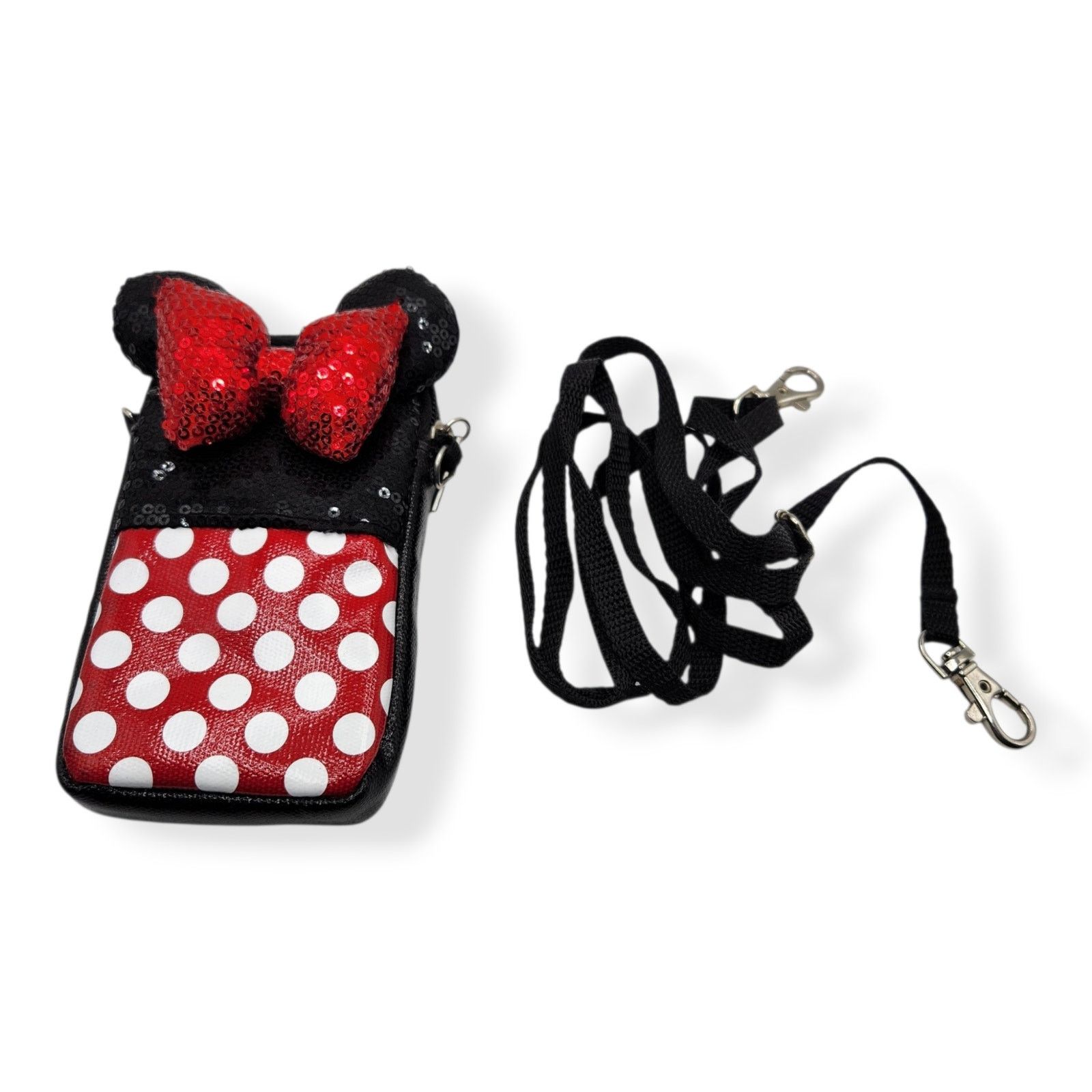Other Disney Parks D-Tech Minnie Mouse Sequin Crossbody Phone Bag Size ONE SIZE - 2 Thumbnail