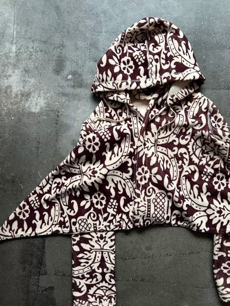 Comme des Garcons Comme des Garçons 09AW Runway Asymmetric Hooded Print Top Size S / US 4 / IT 40 - 6 Thumbnail
