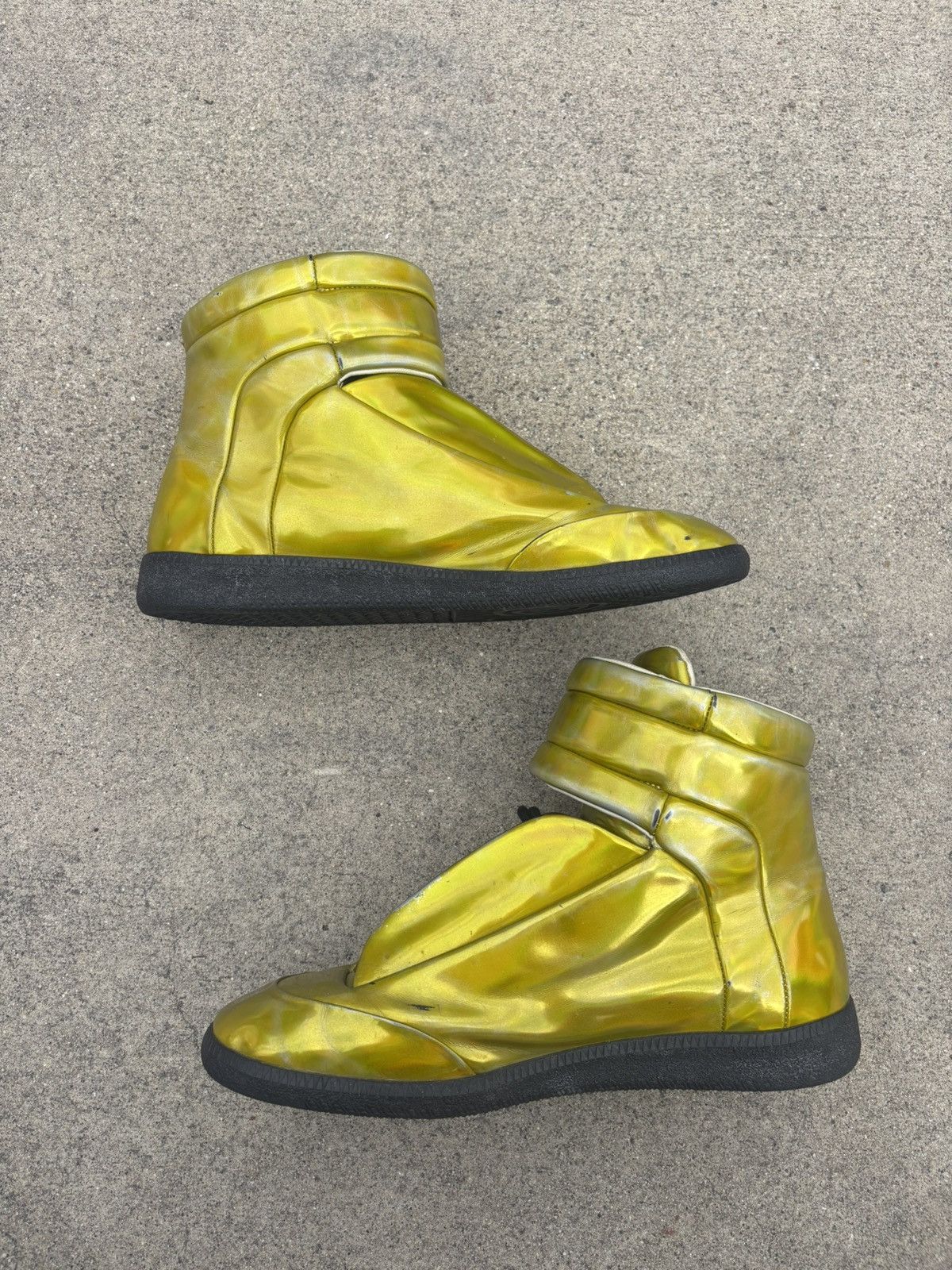 Maison Margiela MAISON MARGIELA New Future High 10 43 Yellow Black Size US 10 / EU 43 - 3 Thumbnail