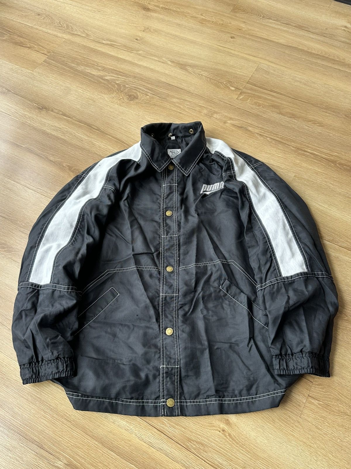 Puma Vintage Puma y2k 90s Nylon Button Coach Jacket Size US S / EU 44-46 / 1 - 5 Thumbnail