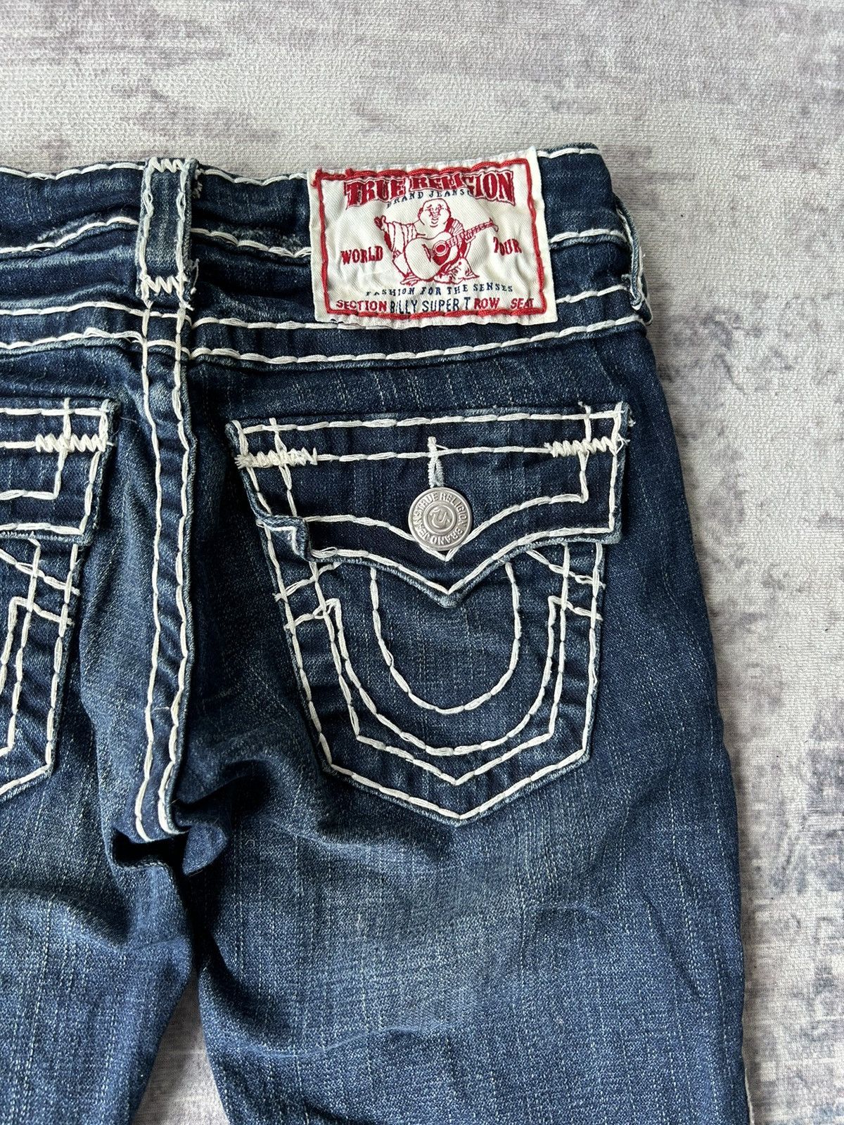 True Religion True Religion Thick Thread Jeans Size 26" / US 2 / IT 38 - 12 Thumbnail