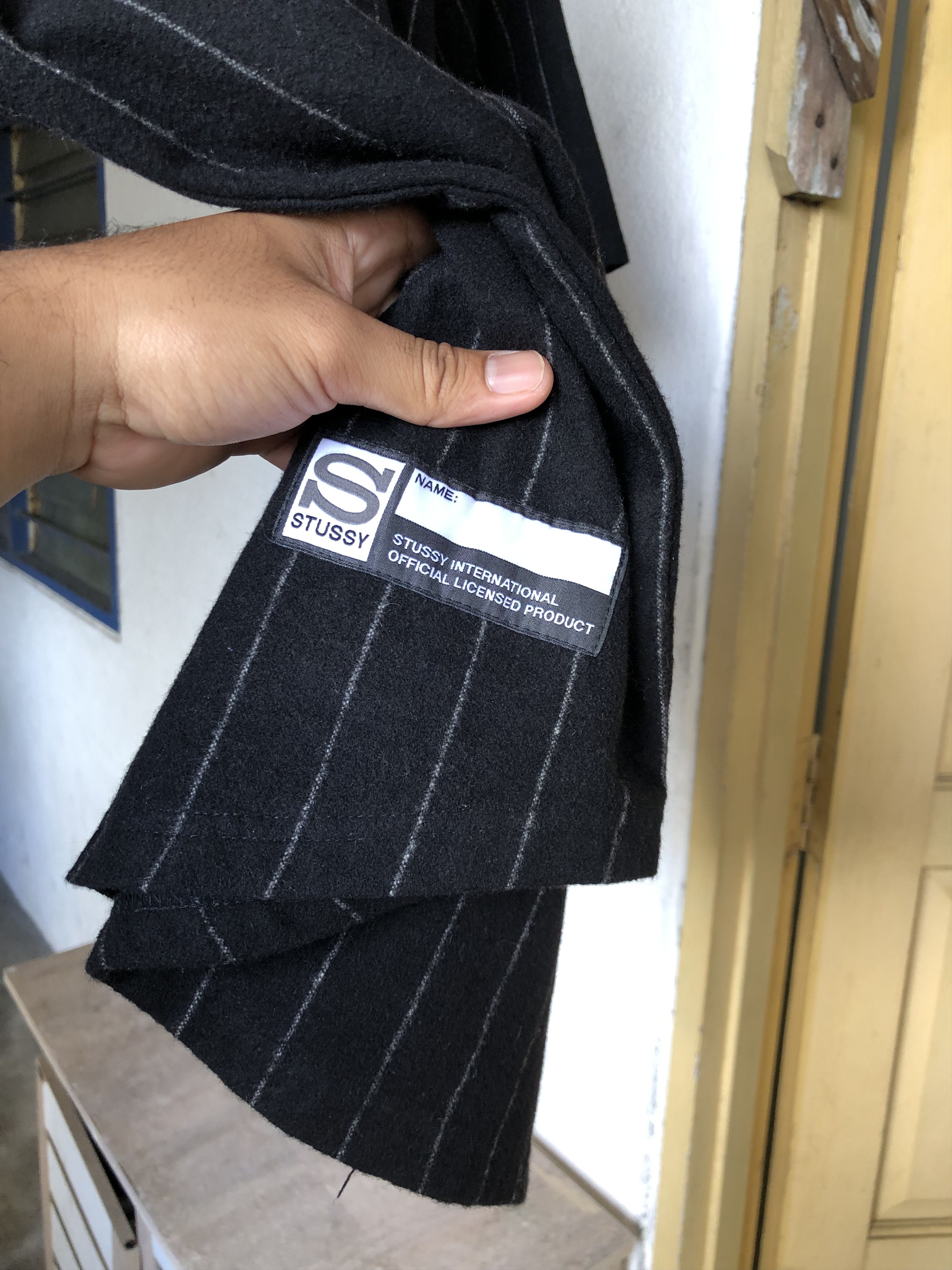 Stussy Rare🥷 Stussy Baseball Wool Shirt Size US L / EU 52-54 / 3 - 14 Thumbnail