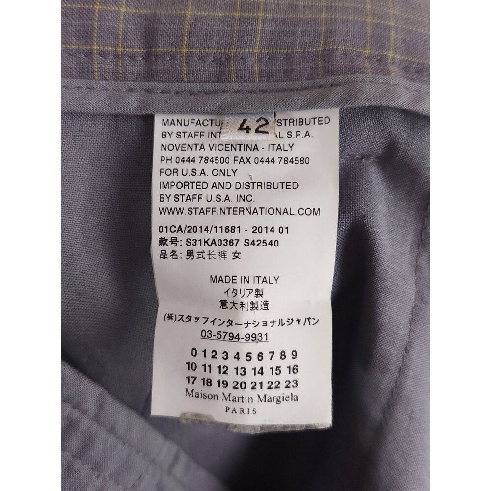 Maison Margiela Maison Margiela Lightweight Wool Dress Pant 42 US 6 Womens Size 28" / US 6 / IT 42 - 8 Thumbnail